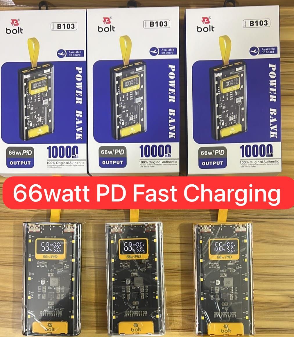 Bolt PowerBank B103 66watt PD