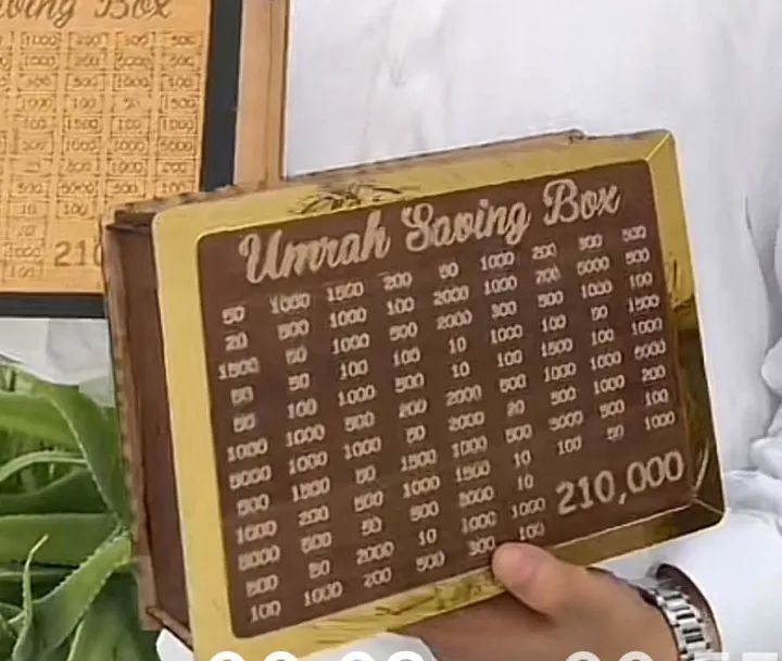 Umrah Savings Box 280 Days Wooden Money Saving Jar For Hajj Umrah Islamic